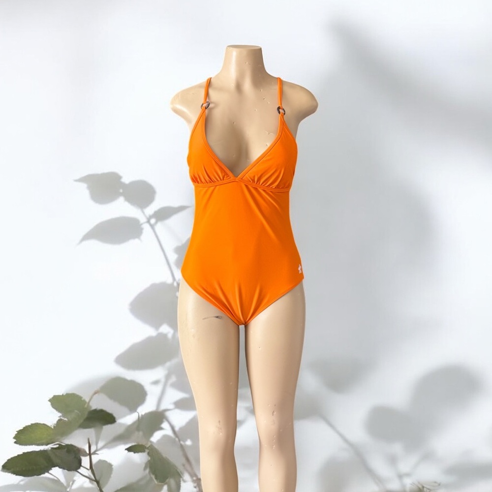 Toes On the Nose Orange Swimsuit - Size M